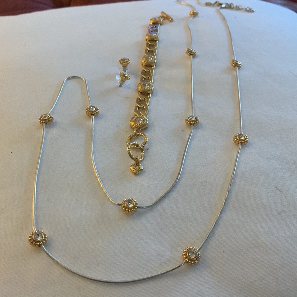Three piece Brighton set ~ necklace, bracelet and earrings